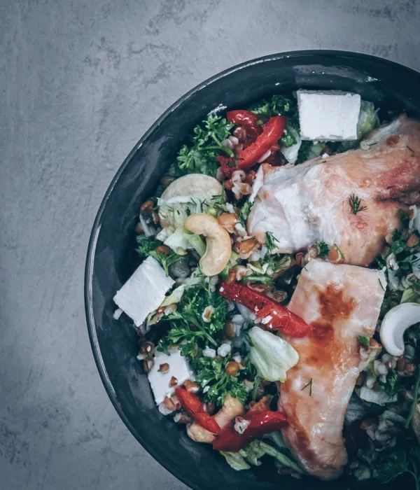 Siyez Buğdaylı Hindi Salatası