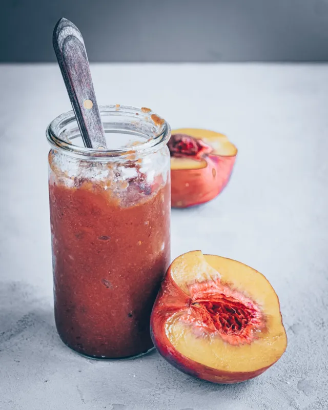 Fırınlanmış Şeftali Marmelatı