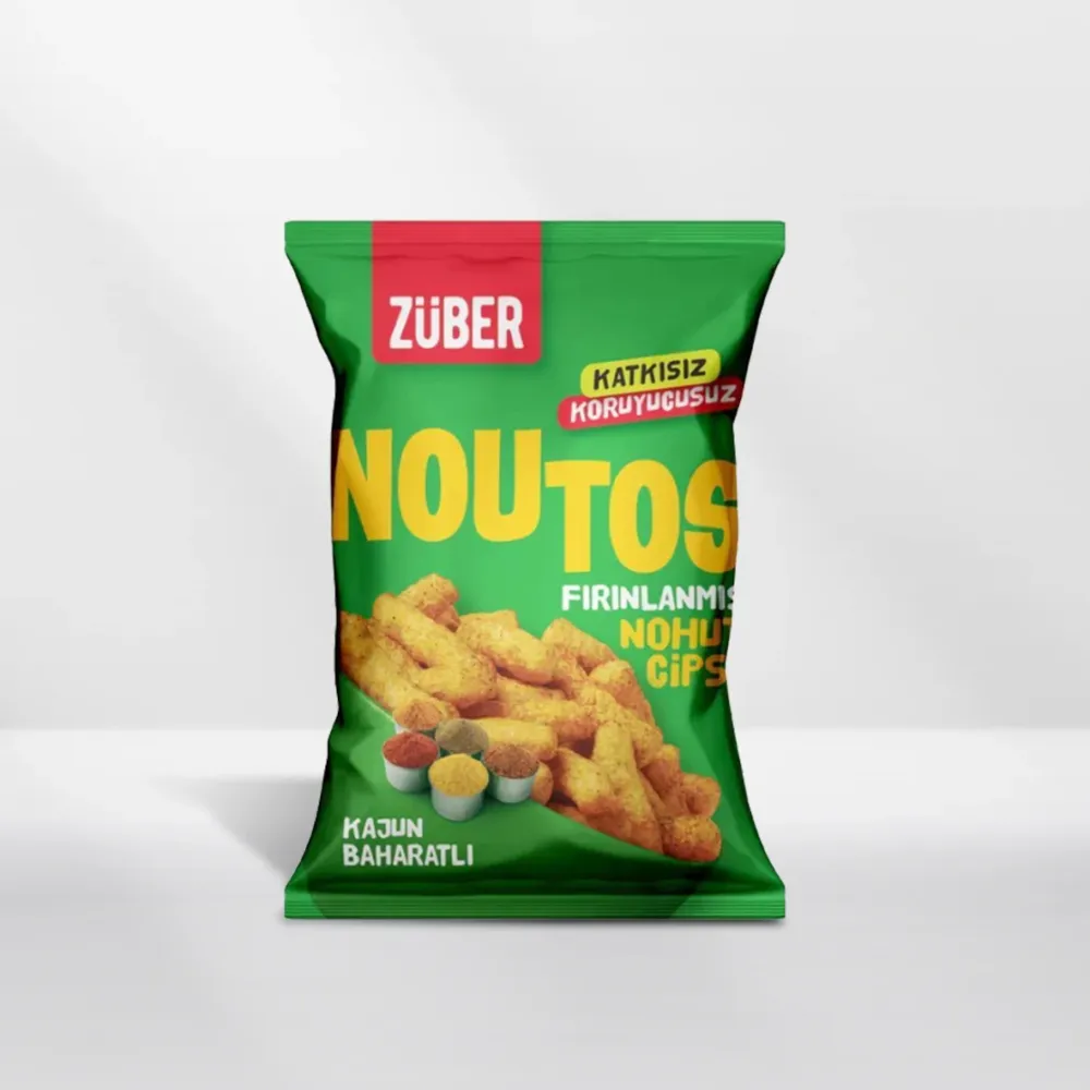 Züber Kajun Baharatlı Fırınlanmış Nohut Cipsi