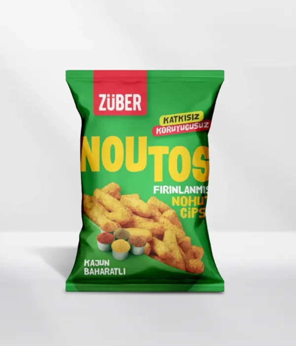 Züber Kajun Baharatlı Fırınlanmış Nohut Cipsi