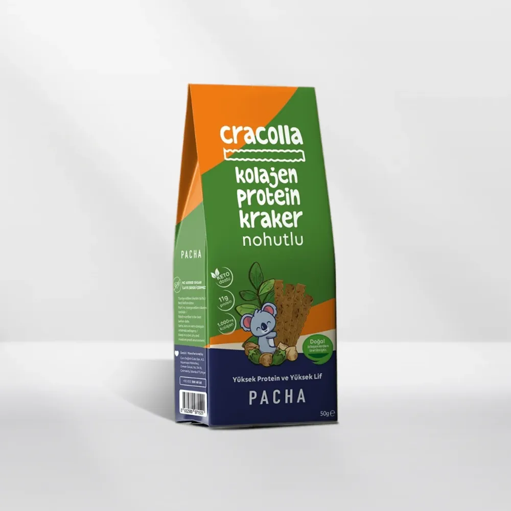 Cracolla Kolajen Protein Kraker Nohutlu 50 gr
