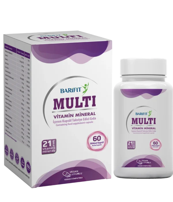 Multivitamin Takviyesi - Kapsül (60 Bitkisel Kapsül)